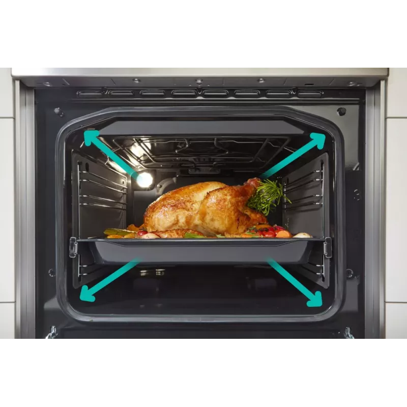 Gorenje GEC5A41WG Brīvi stāvoša plīts Elektriskā Keramiskā plīts virsma Balta