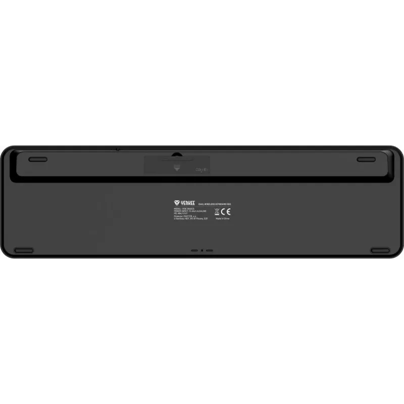 Bezvadu tastatūra YENKEE YKB 2050 EGO 2.4G Bluetooth — kompakts izkārtojums, bezvadu divu režīmu