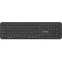 Bezvadu tastatūra YENKEE YKB 2050 EGO 2.4G Bluetooth — kompakts izkārtojums, bezvadu divu režīmu