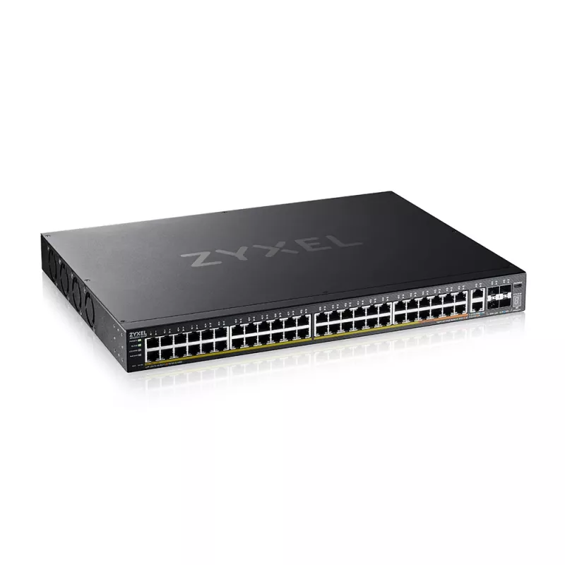 Zyxel XGS2220-54HP vadāms L3 Gigabit Ethernet (10/100/1000) ar strāvas padevi caur Ethernet (PoE)