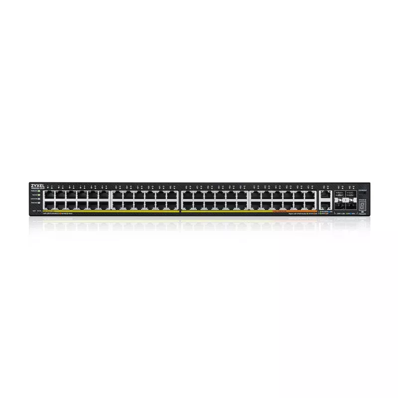 Zyxel XGS2220-54HP vadāms L3 Gigabit Ethernet (10/100/1000) ar strāvas padevi caur Ethernet (PoE)