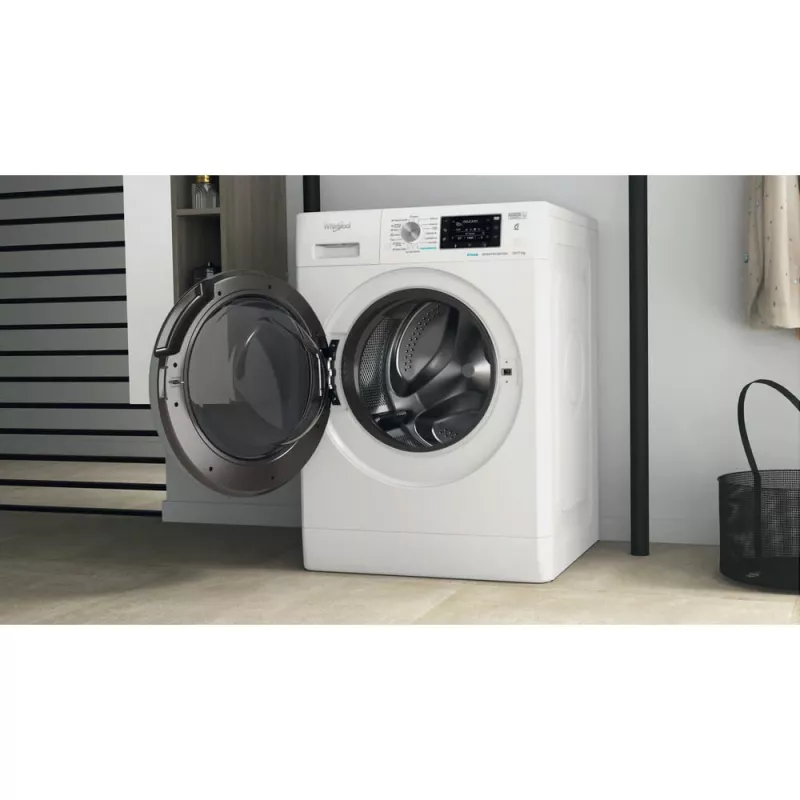 Whirlpool FFWDD 1076258 SV EE veļas mazgājamā mašīna ar žāvētāju Brīvstāvoša Ielādējama no priekšas Balta