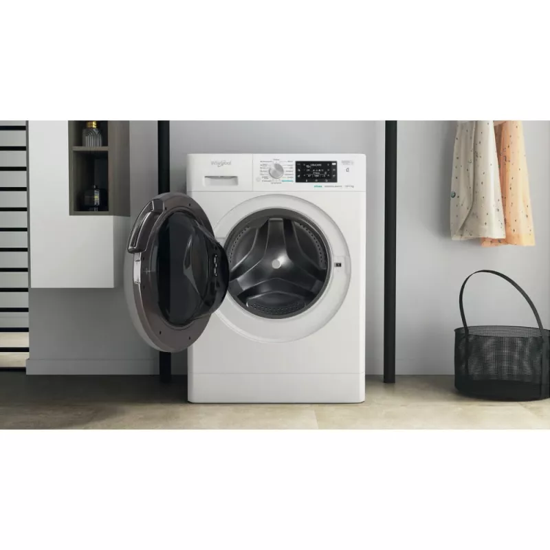 Whirlpool FFWDD 1076258 SV EE veļas mazgājamā mašīna ar žāvētāju Brīvstāvoša Ielādējama no priekšas Balta