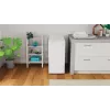 Augšas ielādes veļas mašīna Indesit BTW L60400 EE/N — 6 kg, 1000 apgr./min, 400×600×900 mm, balta
