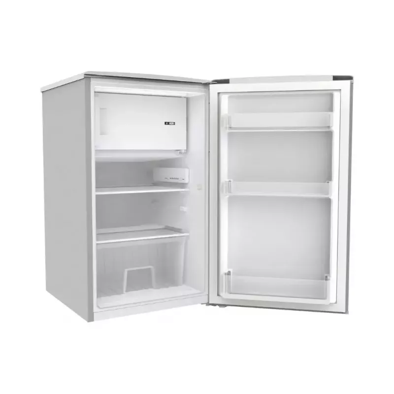 Combi ledusskapis Candy Comfort COT1S45ESH, brīvi stāvošs, kopā 106 L (91 L ledusskapis, 15 L saldētava), E klase, sudraba krāsā