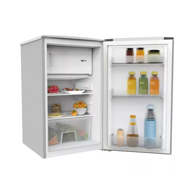Combi ledusskapis Candy Comfort COT1S45ESH, brīvi stāvošs, kopā 106 L (91 L ledusskapis, 15 L saldētava), E klase, sudraba krāsā