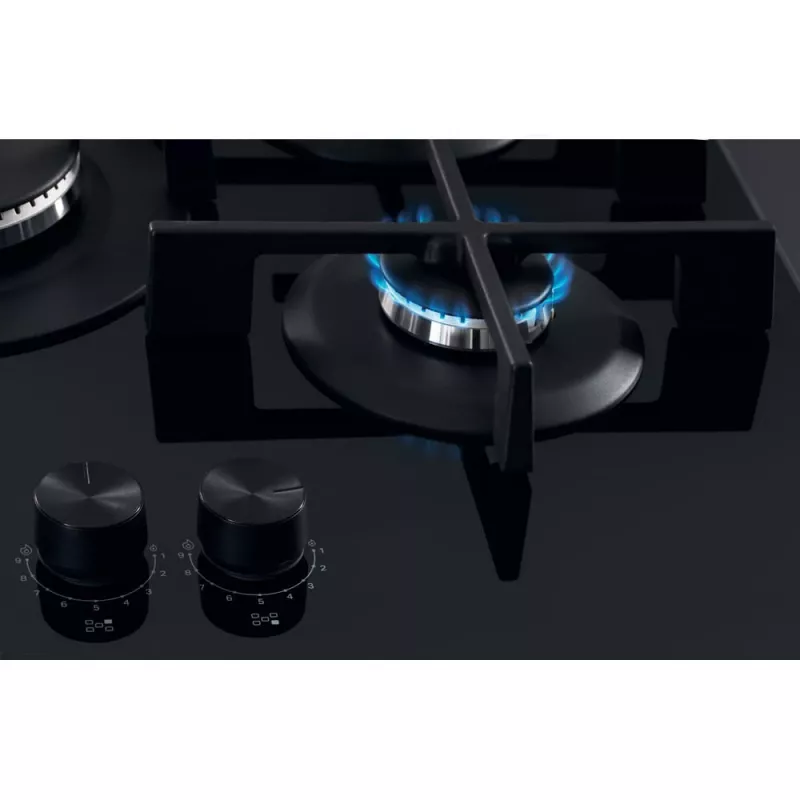 Whirlpool AKWL 728/NB Melns Iebūvējama 75 cm Gāzes 5 zonu(-s)