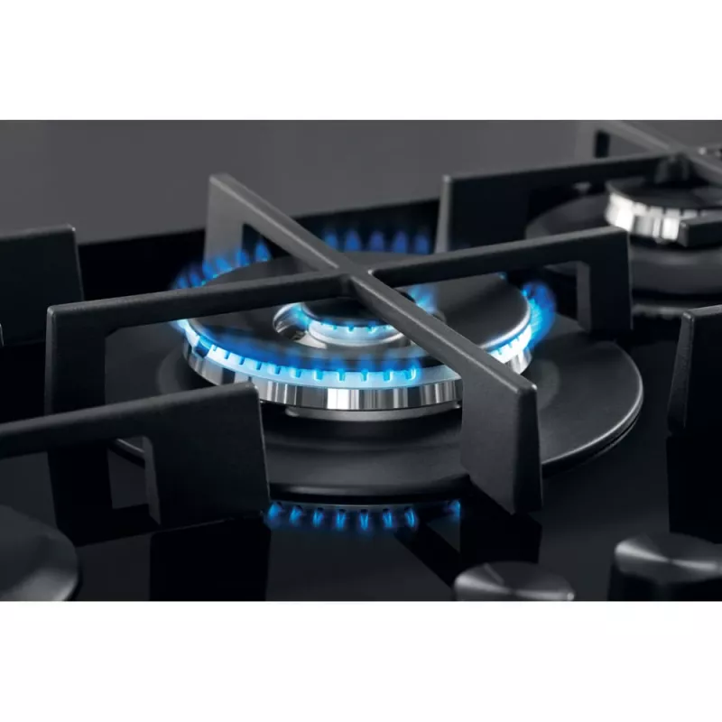 Whirlpool AKWL 728/NB Melns Iebūvējama 75 cm Gāzes 5 zonu(-s)