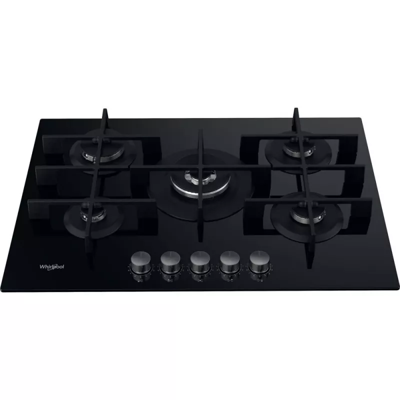 Whirlpool AKWL 728/NB Melns Iebūvējama 75 cm Gāzes 5 zonu(-s)