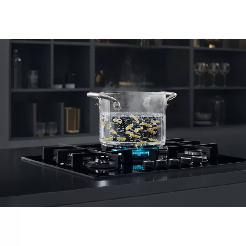 Whirlpool AKWL 728/NB Melns Iebūvējama 75 cm Gāzes 5 zonu(-s)