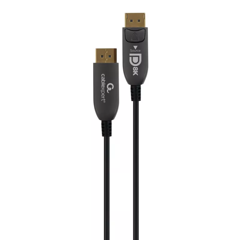 DisplayPort kabelis Gembird CC-DP8K-AOC-20M 20m Melns