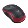 LOGITECH bezvadu pele M185 sarkana