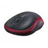 LOGITECH bezvadu pele M185 sarkana