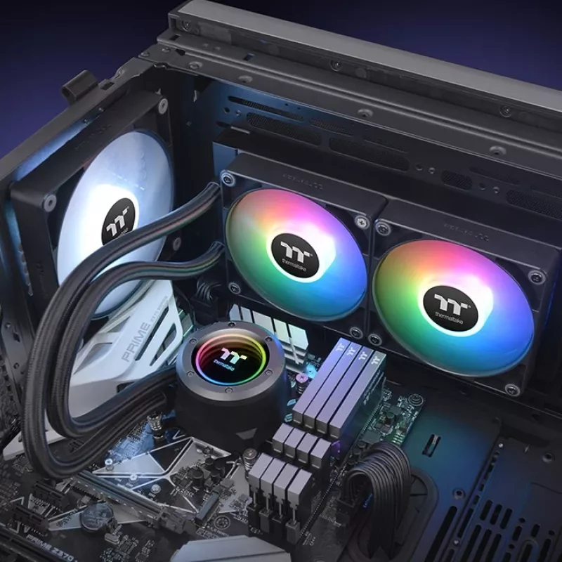 THERMALTAKE ūdens dzesēšana - TH240 V2 ARGB Sync All-In-One šķidruma dzesētājs