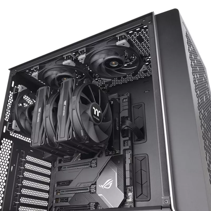 THERMALTAKE CPU dzesētājs - TOUGHAIR 710 - Melns