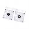 THERMALTAKE PC dzesēšanas ventilators - CT120 ARGB Sync - 12cm - Balts - 2 gab. iepakojumā