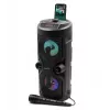 Pārnēsājams stereo skaļrunis SQUEAK SQ1004 Harmony BT 5.0, 40W RMS, Bluetooth 5.0, FM, LED, 8h akumulators, Melns