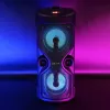 Pārnēsājams stereo skaļrunis SQUEAK SQ1004 Harmony BT 5.0, 40W RMS, Bluetooth 5.0, FM, LED, 8h akumulators, Melns