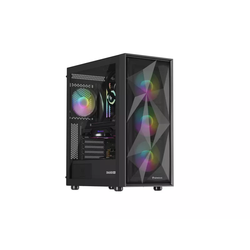 GENESIS Diaxid 605 ARGB Midi Tower melns