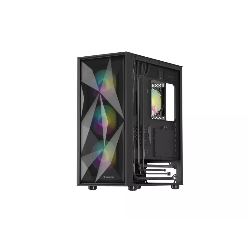 GENESIS Diaxid 605 ARGB Midi Tower melns
