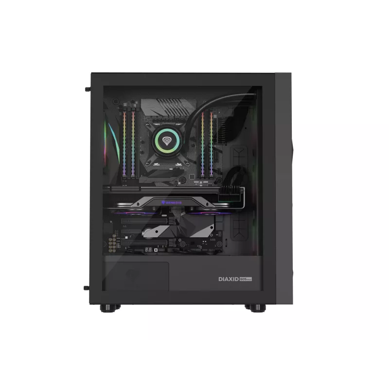 GENESIS Diaxid 605 ARGB Midi Tower melns