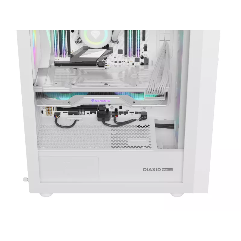 GENESIS Diaxid 605 ARGB Midi Tornis Balts