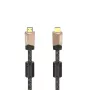 Hama 00205026 HDMI kabelis 3 m HDMI Tips A (Standard) Melns, Rozā