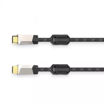 Hama 00205026 HDMI kabelis 3 m HDMI Tips A (Standard) Melns, Rozā