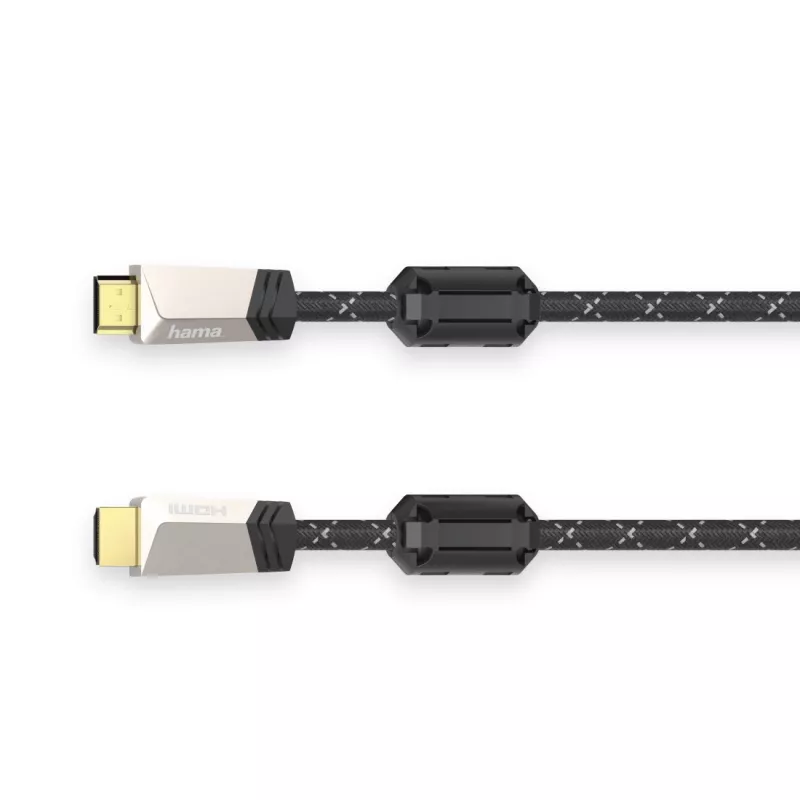Hama 00205026 HDMI kabelis 3 m HDMI Tips A (Standard) Melns, Rozā