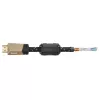 Hama 00205026 HDMI kabelis 3 m HDMI Tips A (Standard) Melns, Rozā