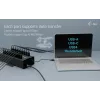 i-tec USB-C/USB-A Metal Charging + data HUB, 15W uz portu, 20x USB-C