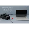 i-tec USB-C/USB-A Metal Charging + data HUB, 15W uz portu, 20x USB-C