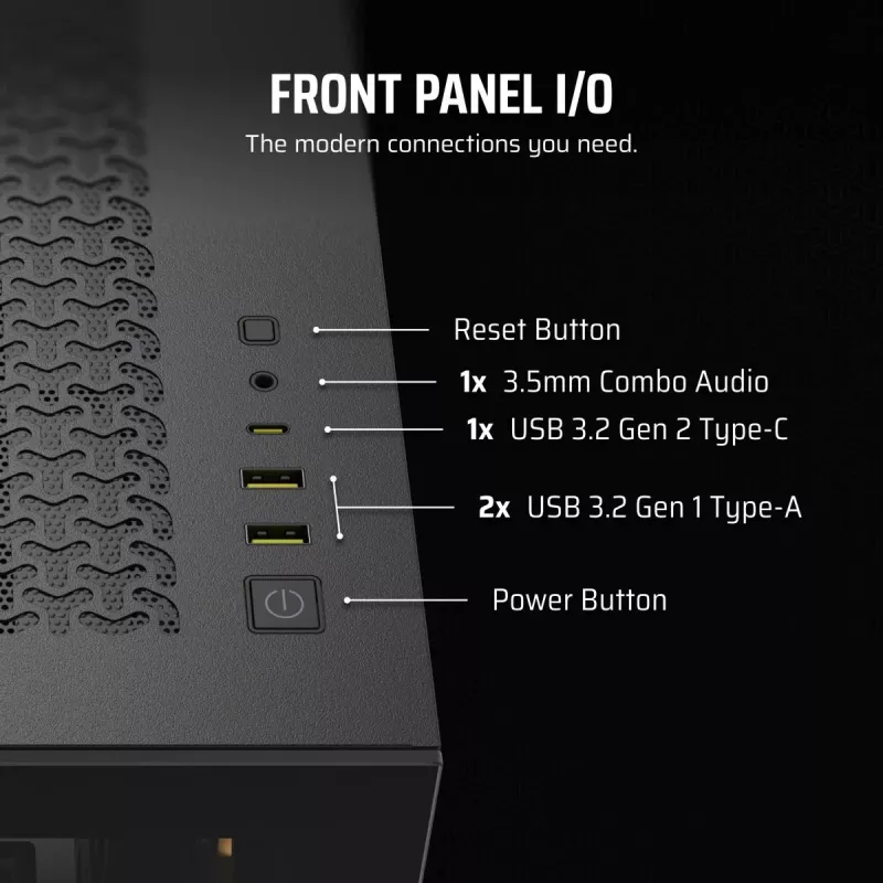 CORSAIR datora korpuss - 3500X ARGB Mid-Tower