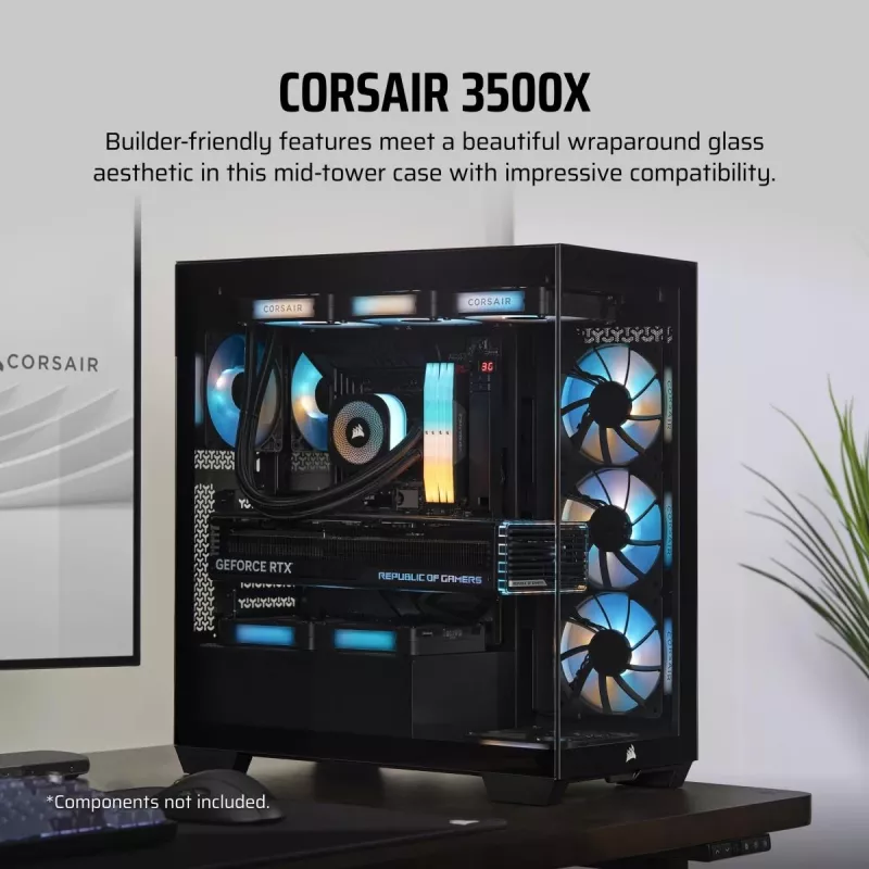 CORSAIR PC korpuss - 3500x vidējais tornis