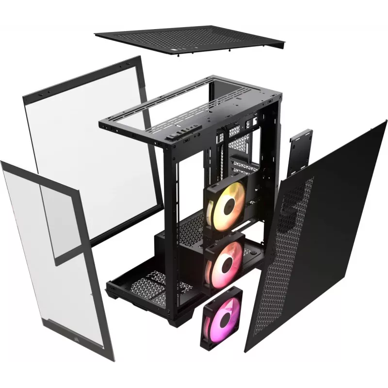 CORSAIR PC korpuss - iCUE LINK 3500X RGB vidējais tornis