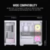 CORSAIR Pc Case - Icue Link 3500x RGB Mid-tower - balta