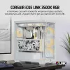 CORSAIR Pc Case - Icue Link 3500x RGB Mid-tower - balta
