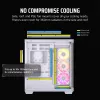 CORSAIR Pc Case - Icue Link 3500x RGB Mid-tower - balta