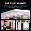 CORSAIR Pc Case - Icue Link 3500x RGB Mid-tower - balta