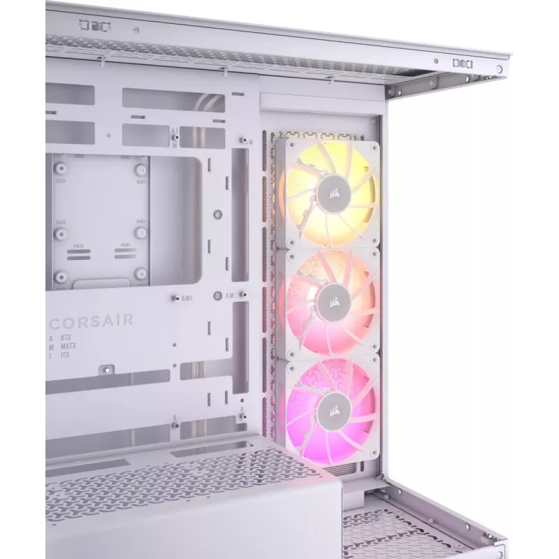 CORSAIR Pc Case - Icue Link 3500x RGB Mid-tower - balta