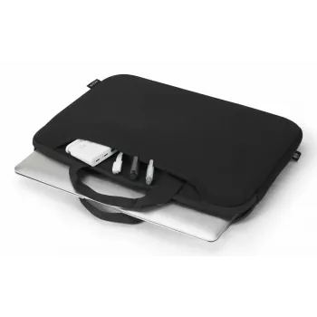 DICOTA Smart Sleeve One - 15-16 collu piezīmjdatora apvalks - melns / pārstrādāts džersija audums
