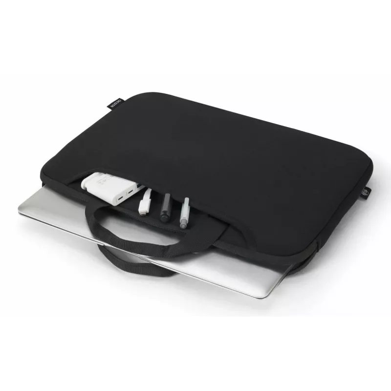DICOTA Smart Sleeve One - 15-16 collu piezīmjdatora apvalks - melns / pārstrādāts džersija audums