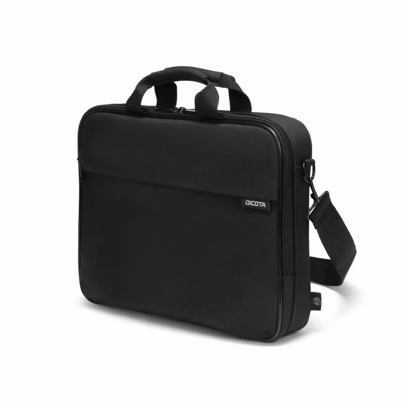 DICOTA Top Traveller One - 14-161 collu piezīmjdatora soma - melna / 300d pārstrādāta PET poliestera