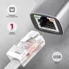 Axagon ADE-TXPD USB-C Gigabit Ethernet adapteris ar PD 100W