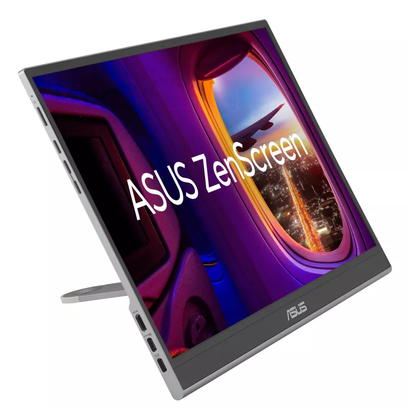 ASUS ZenScreen MQ16AHE datora monitors 39,6 cm (15,6 collas) 1920 x 1080 pikseļi Full HD OLED sudraba