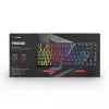 Spēļu tastatūra Savio SAVGK-PHENIX dzeltena USB RF bezvadu Bluetooth mehāniskā 82 taustiņi RGB