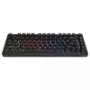Spēļu tastatūra Savio SAVGK-PHENIX dzeltena USB RF bezvadu Bluetooth mehāniskā 82 taustiņi RGB