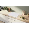 Indukcijas plīts virsma Bosch Serie 6 PIF612BB1E, 4 zonu iebūvējama, 60 cm, balta, skārienvadība