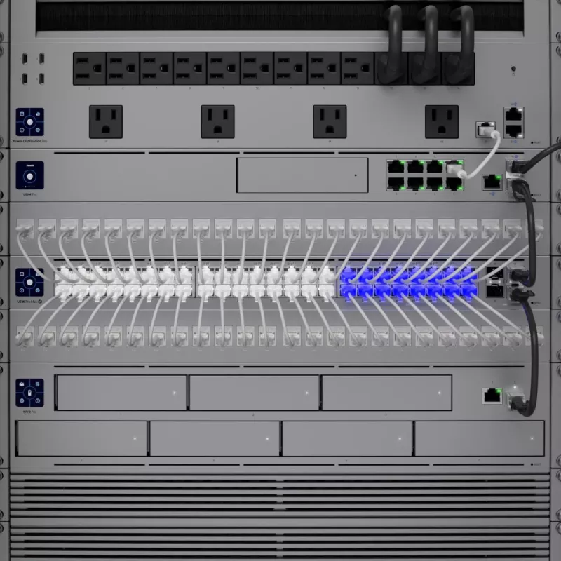 Ubiquiti USW-PRO-MAX-48-POE tīkla komutators, 24 porti, 2.5G Ethernet