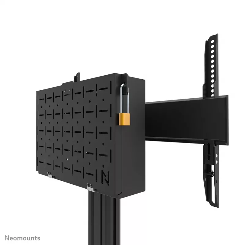 Neomounts FL45S-825BL1 TV grīdas statīvs 37-75 collas - TÜV, 70 kg, 94 cm (37 collas), 190.5 cm (75 collas), 100 x 100 mm, 600 x 400 mm, 1040 - 1570 mm